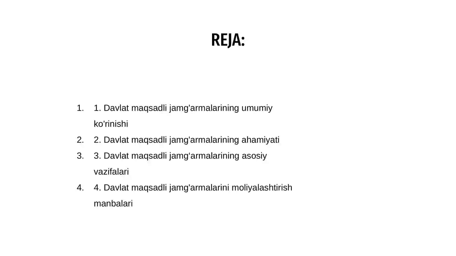 Davlat maqsadli jamg'armalari 2