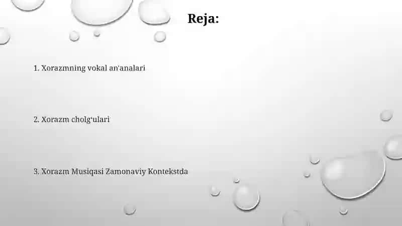 Xorazm maqomlari aytim yõli 2