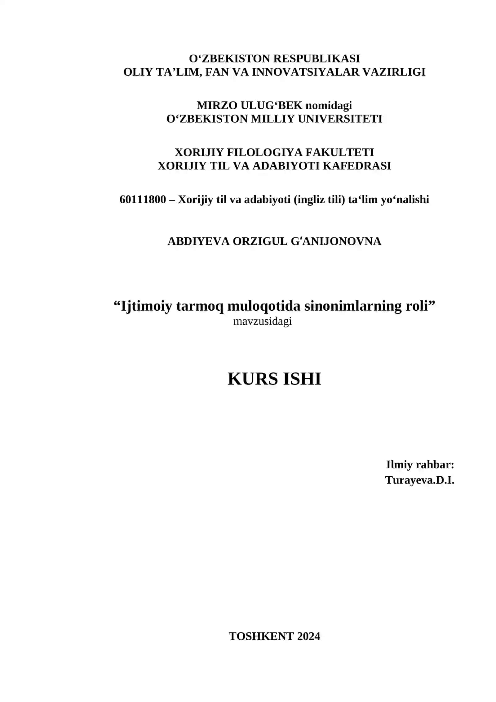 Ijtimoiy tarmoq muloqotida sinonimlarning roli 2