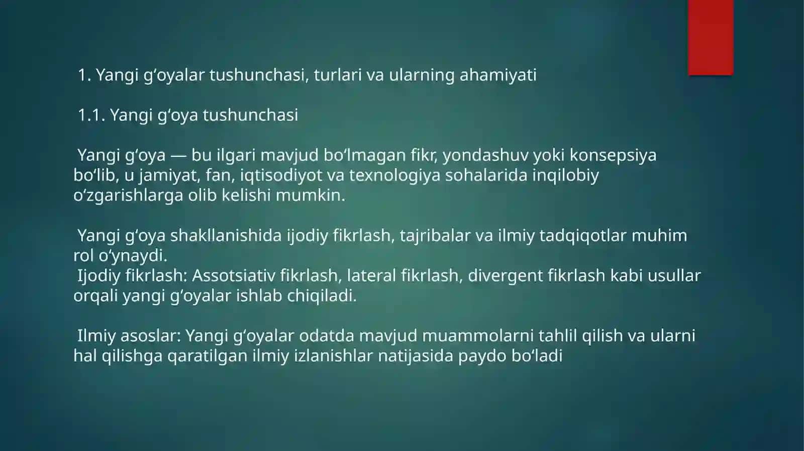 Maze: Yangigʻoyalar va innovatsiyalar 2