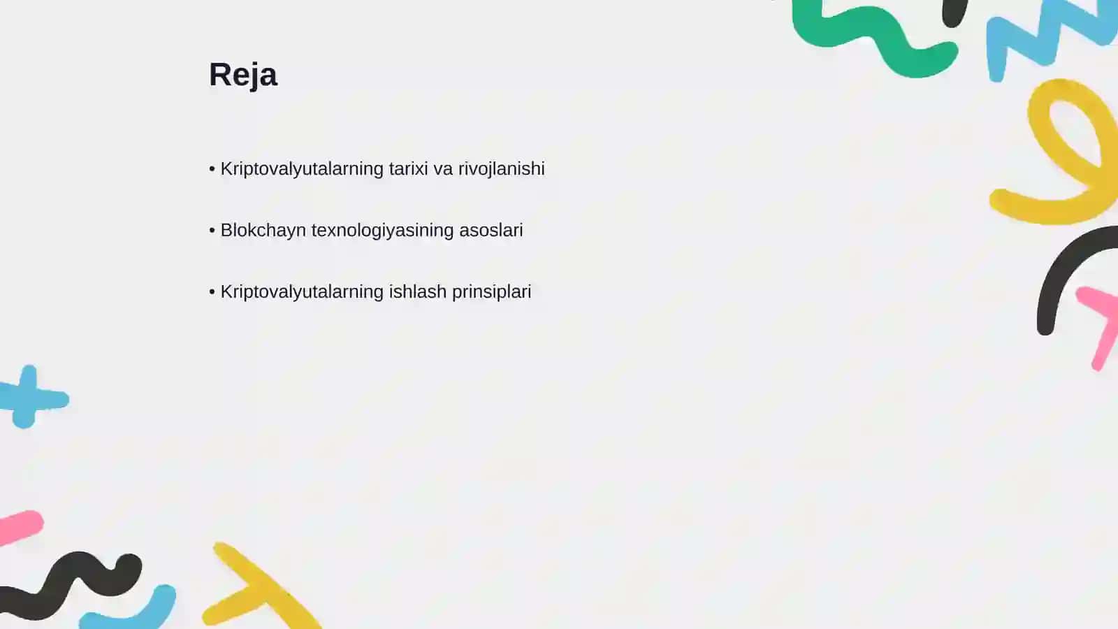 Kriptovalyutalar va blokchayn texnologiyalar 2