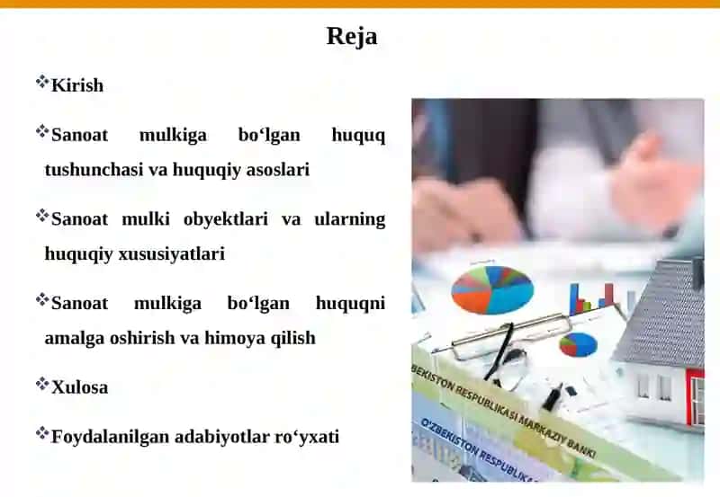 Sanoat Mulkiga Bo‘lgan Huquq 2