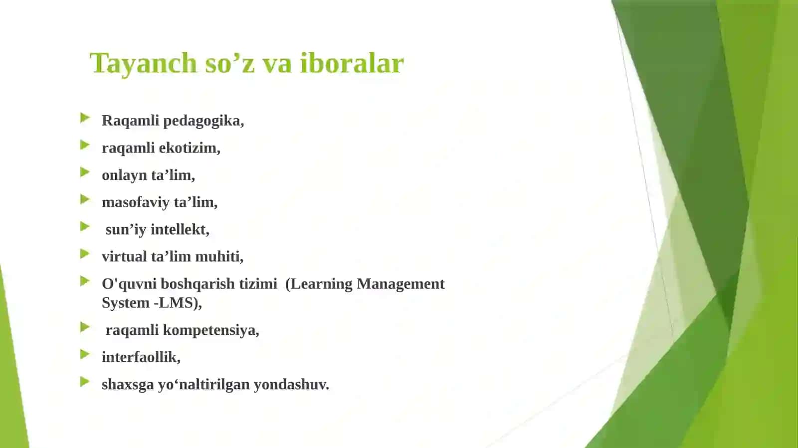 RAQAMLI PEDAGOGIKA FAN SIFATIDA 2