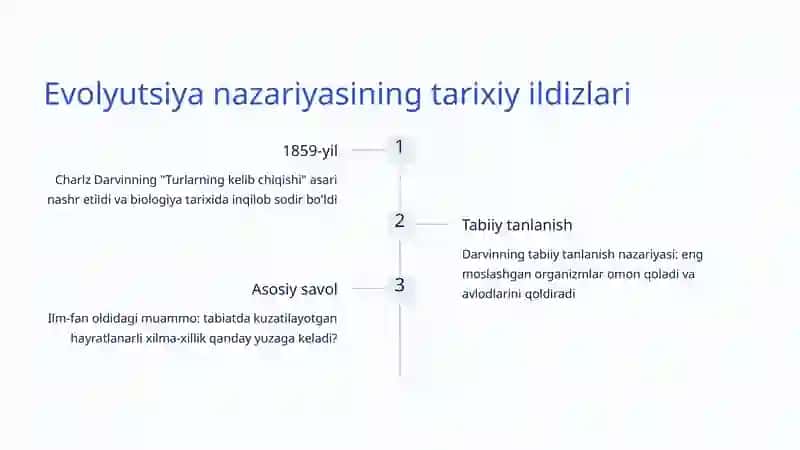 Evolyutsion biologiyada zamonaviy qarashlar 2