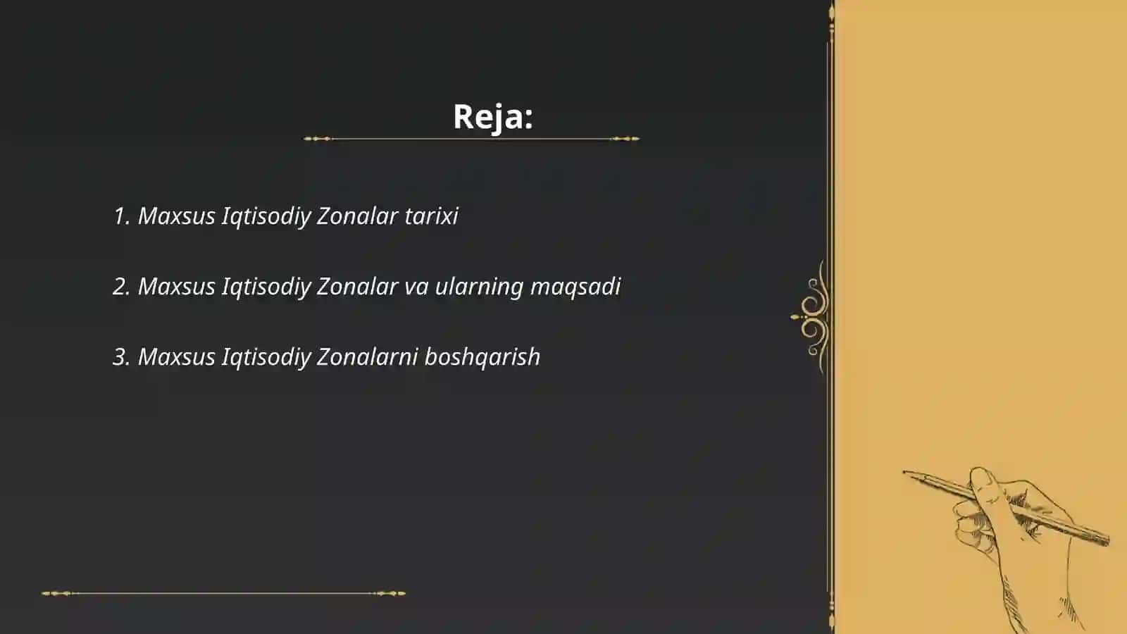 Maxsus Iqtisodiy Zonalar 2
