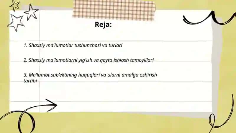 Shaxsiy maʼlumotlarni himoya qilish 2