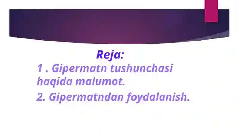 Gipermatn tushunchasi 2