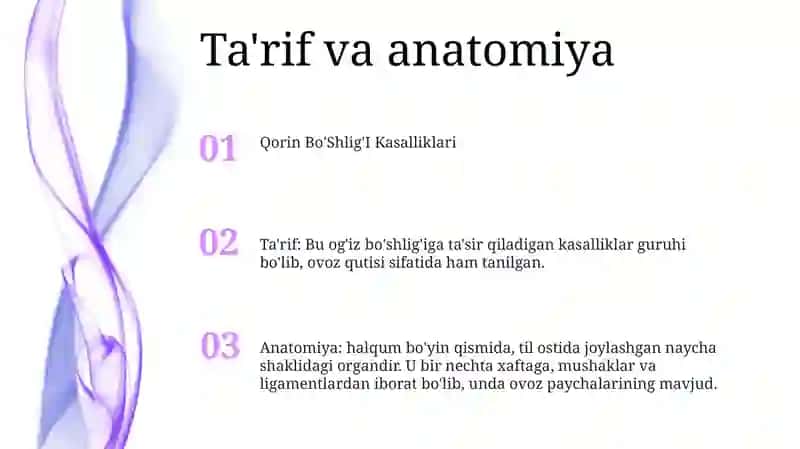 Qorin Bo'Shlig'I Kasalliklari 2