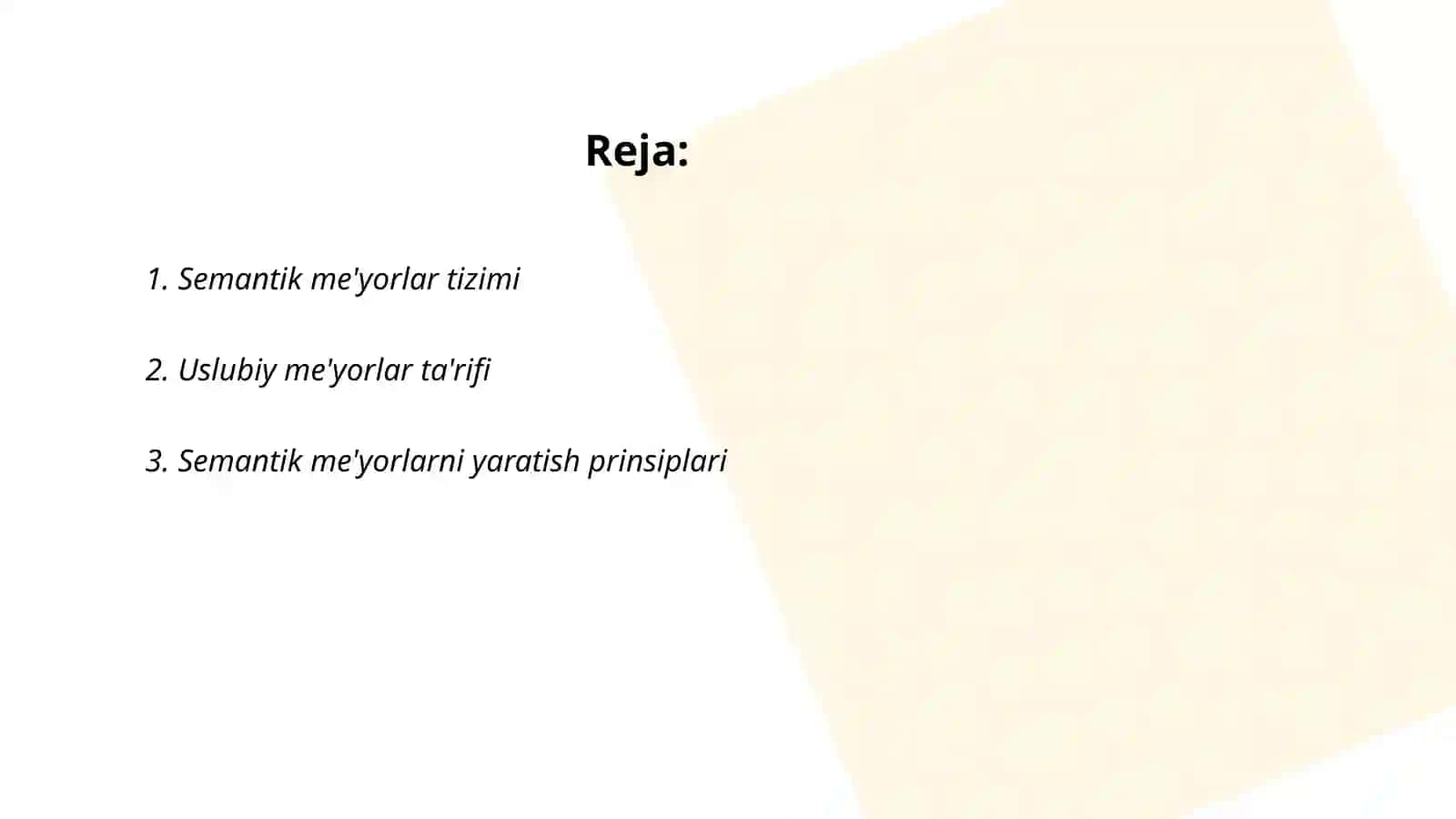 Semantik- uslubiy meʼyor 2