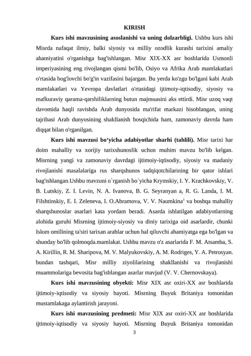 MISR XIX ASR OXIRI-XX ASR BOSHLARIDA 2