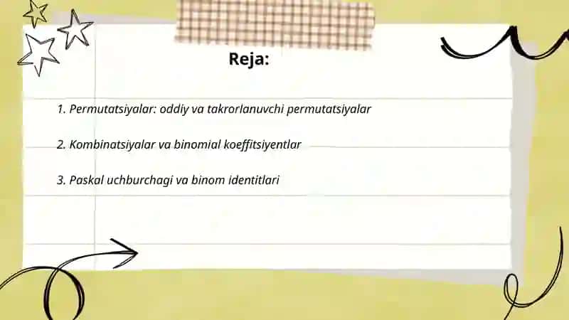 Qiziqarli kombinatorika 2