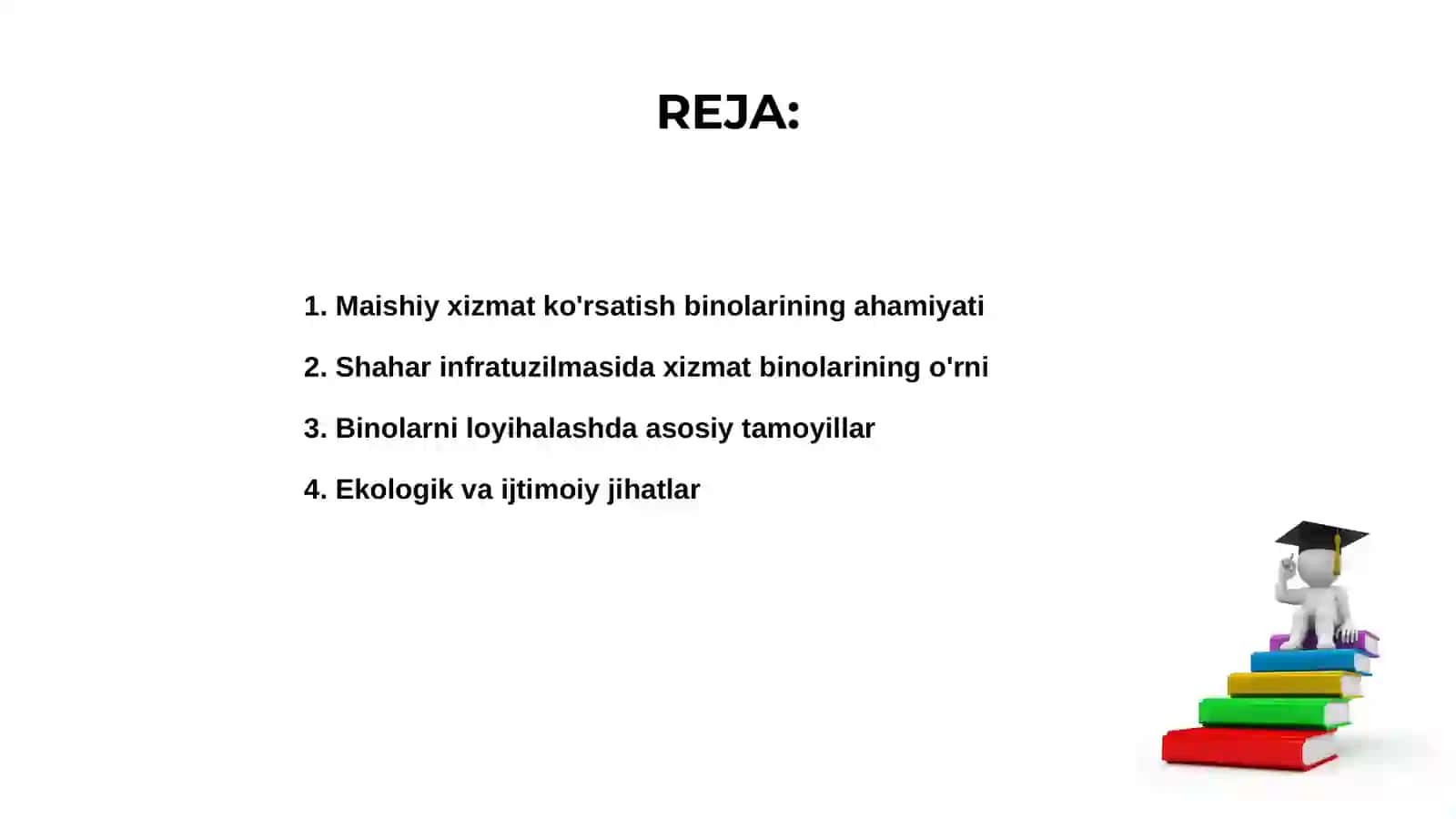 Maishiy xizmat ko'rsatish binolarining ahamiyati 2