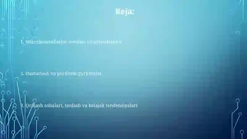 Mikrokontrollerlar 2