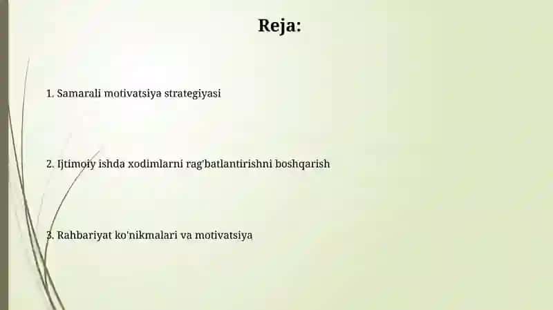 Samarali motivatsiya strategiyasi 2