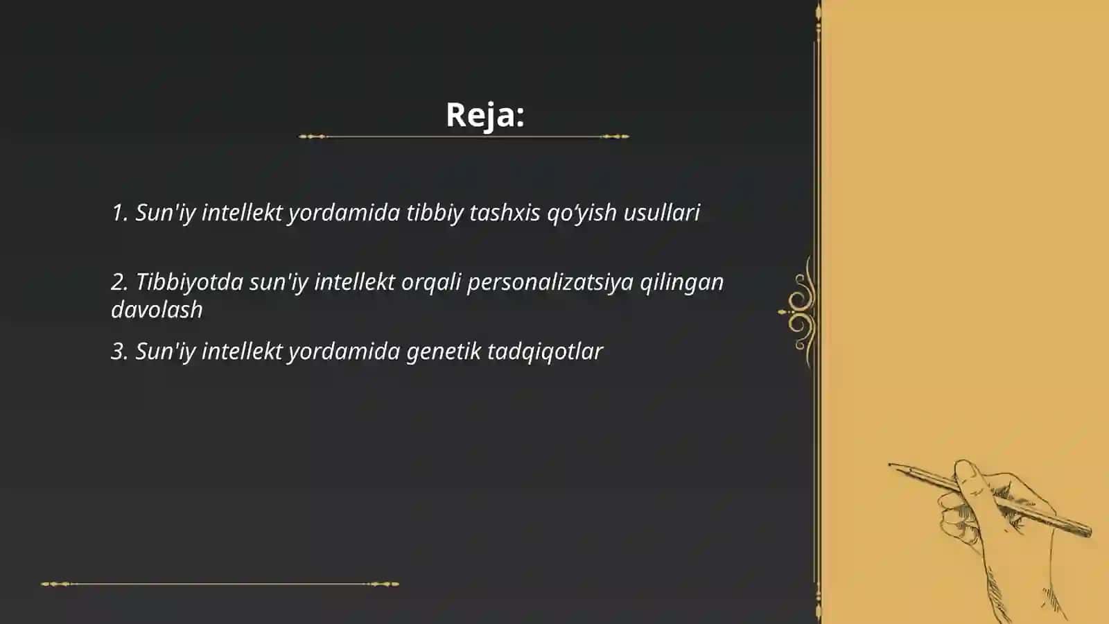 Sun’iy intellektning tibbiyot sohasidagi qo‘llanilishi 2