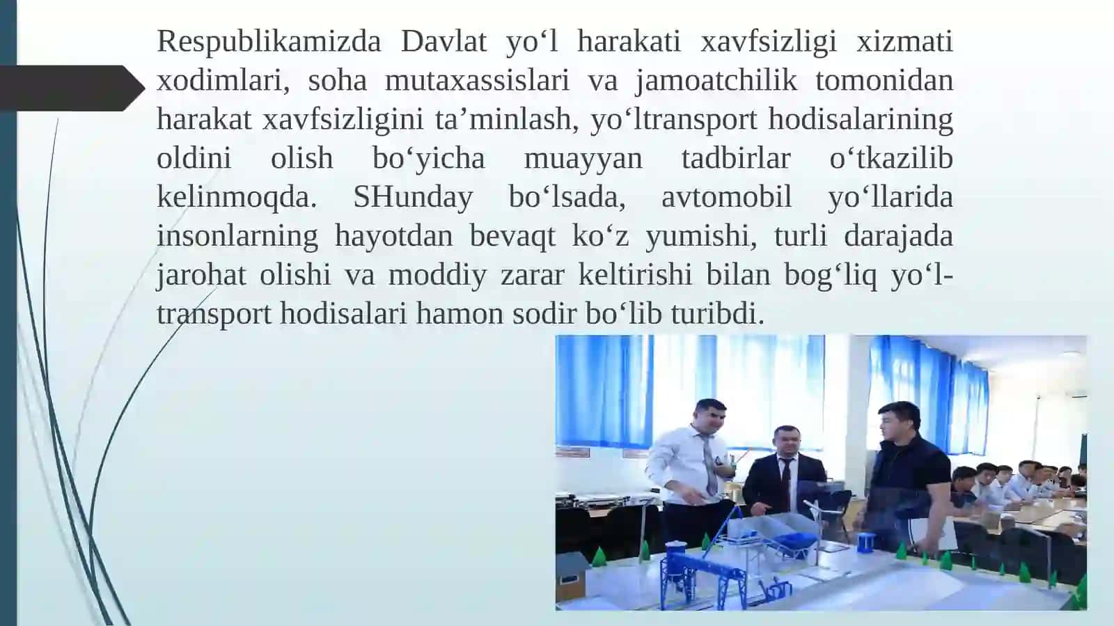 Yo‘l-transporthodisalari tahlili 2
