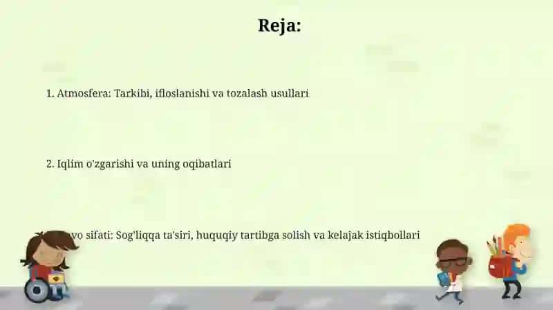 Havo mavzusiga 2