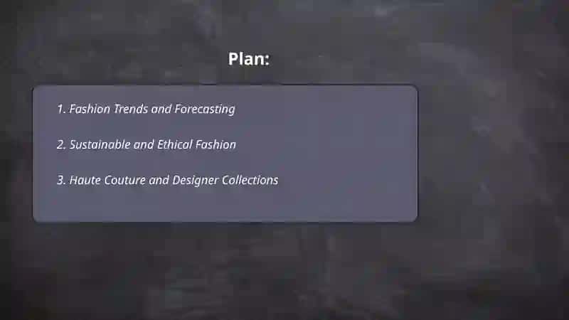 Fashion Trends and Forecasting 2