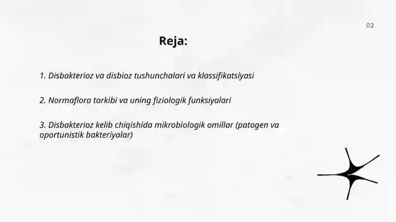 Disbakterioz va disbioz 2