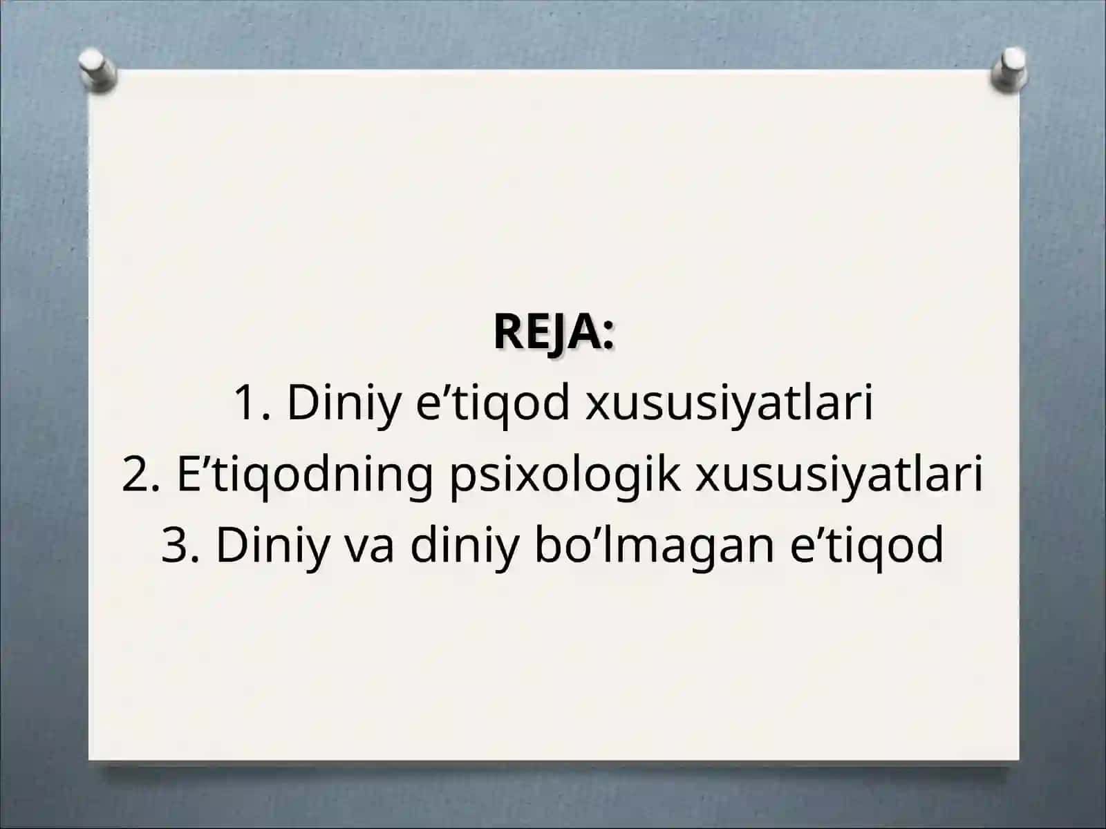 E'tiqodning psixologik xususiyatlari 2