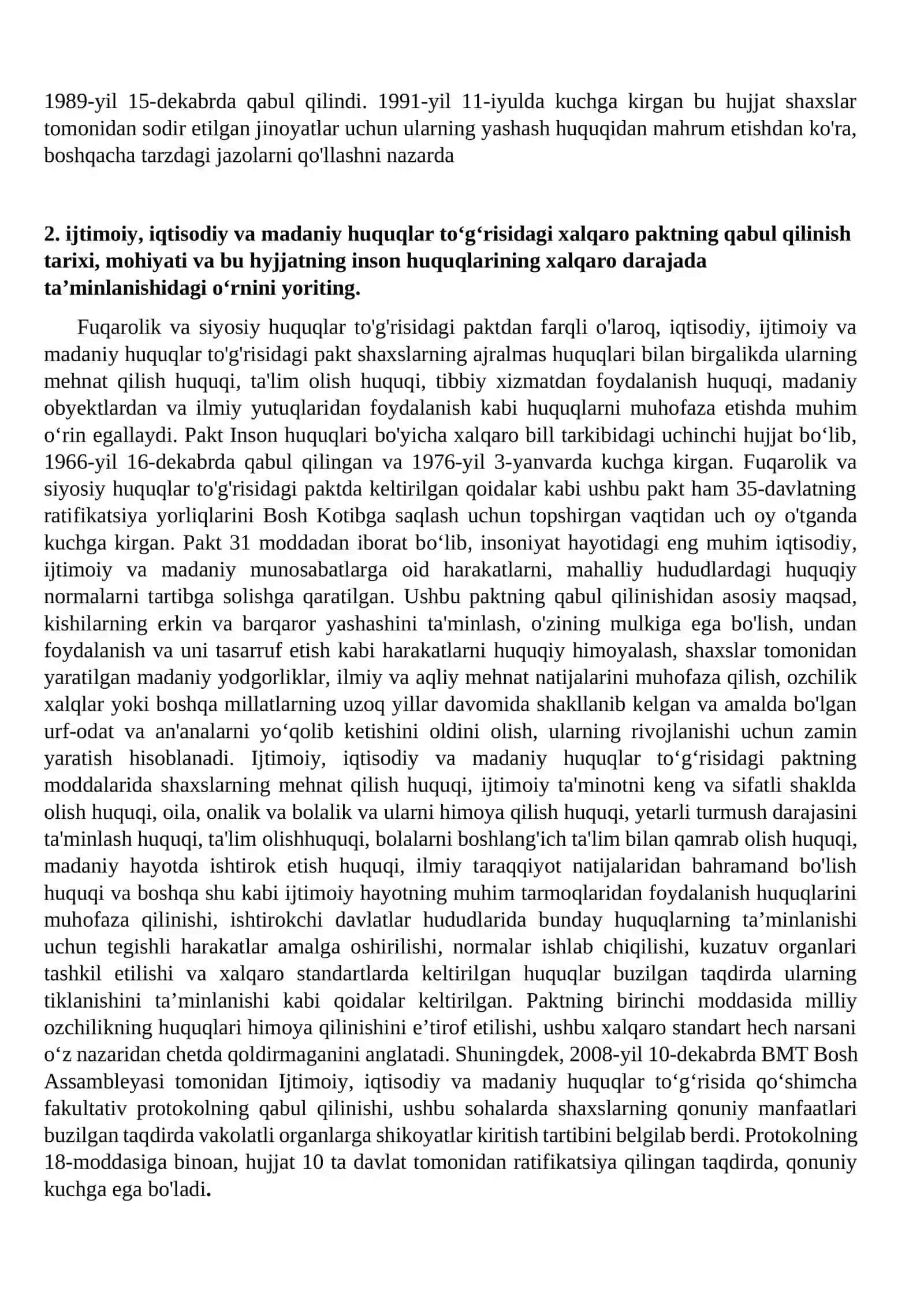 Inson huquqlari topshiriq 2