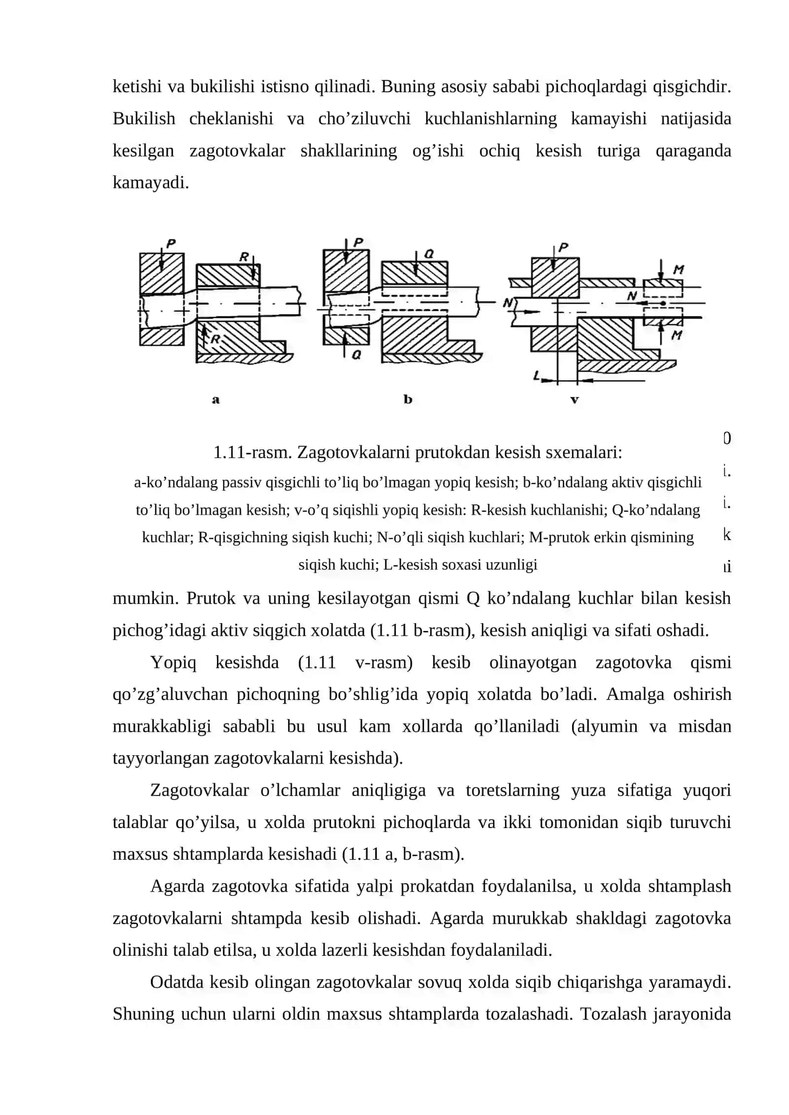 Boshlang’ich materailni zagotovkalarga bo’lish 2