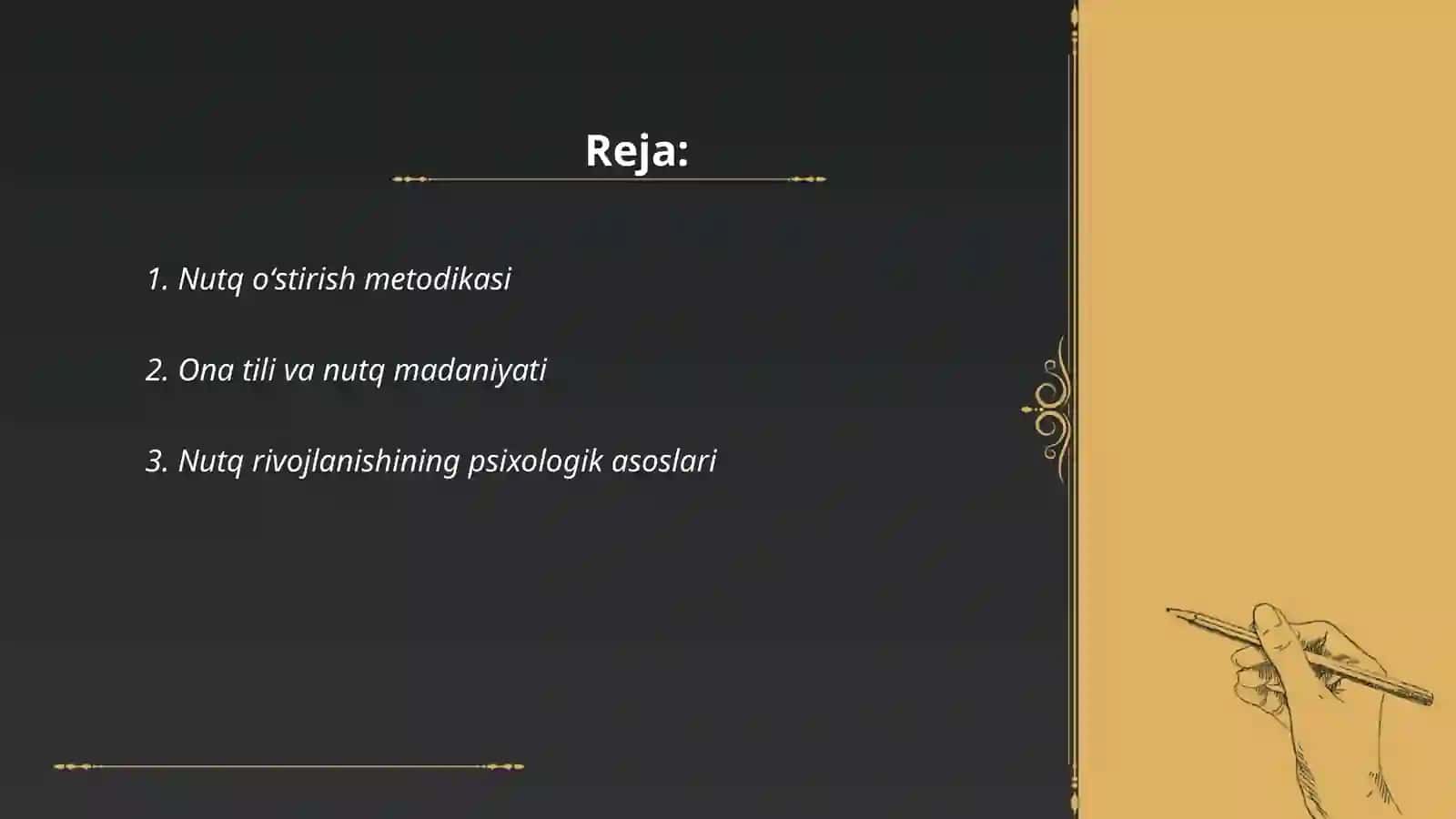 Nutq oʻstirish metodikasi 2