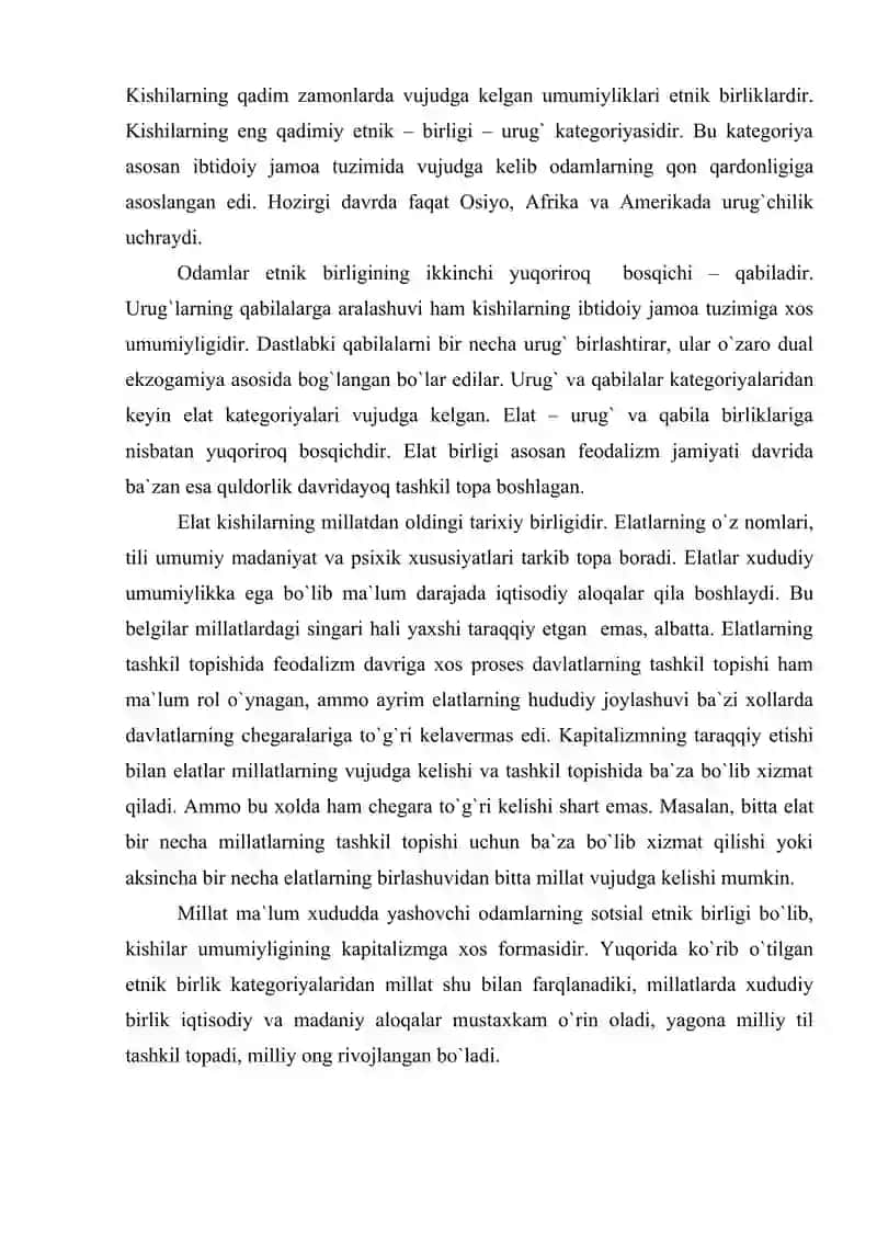 Etnik umumiyliklar aholining diniy tarkibi 2