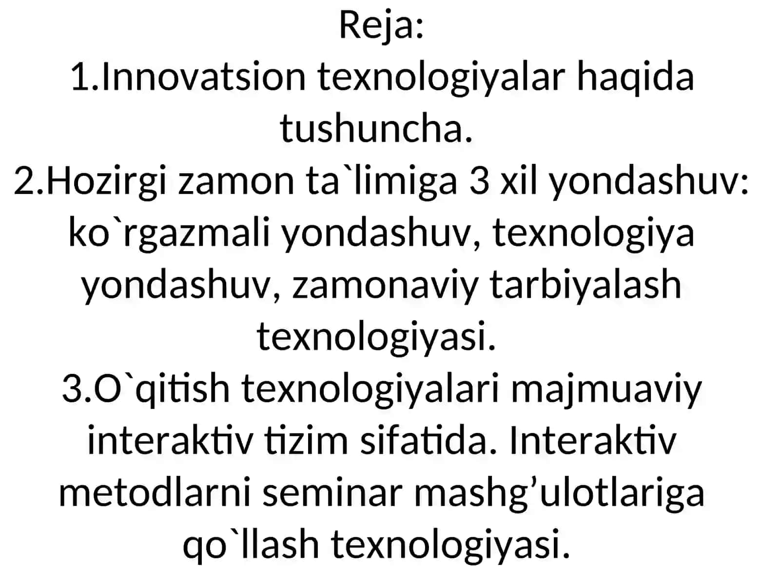 Kasbiy ta`limda  innovatsion texnologiyalar 2