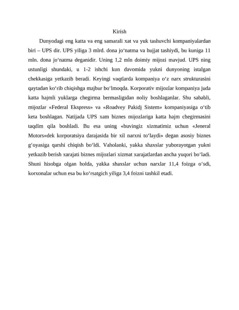 Narxning mohiyati va shakllanish xususiyatlari 2