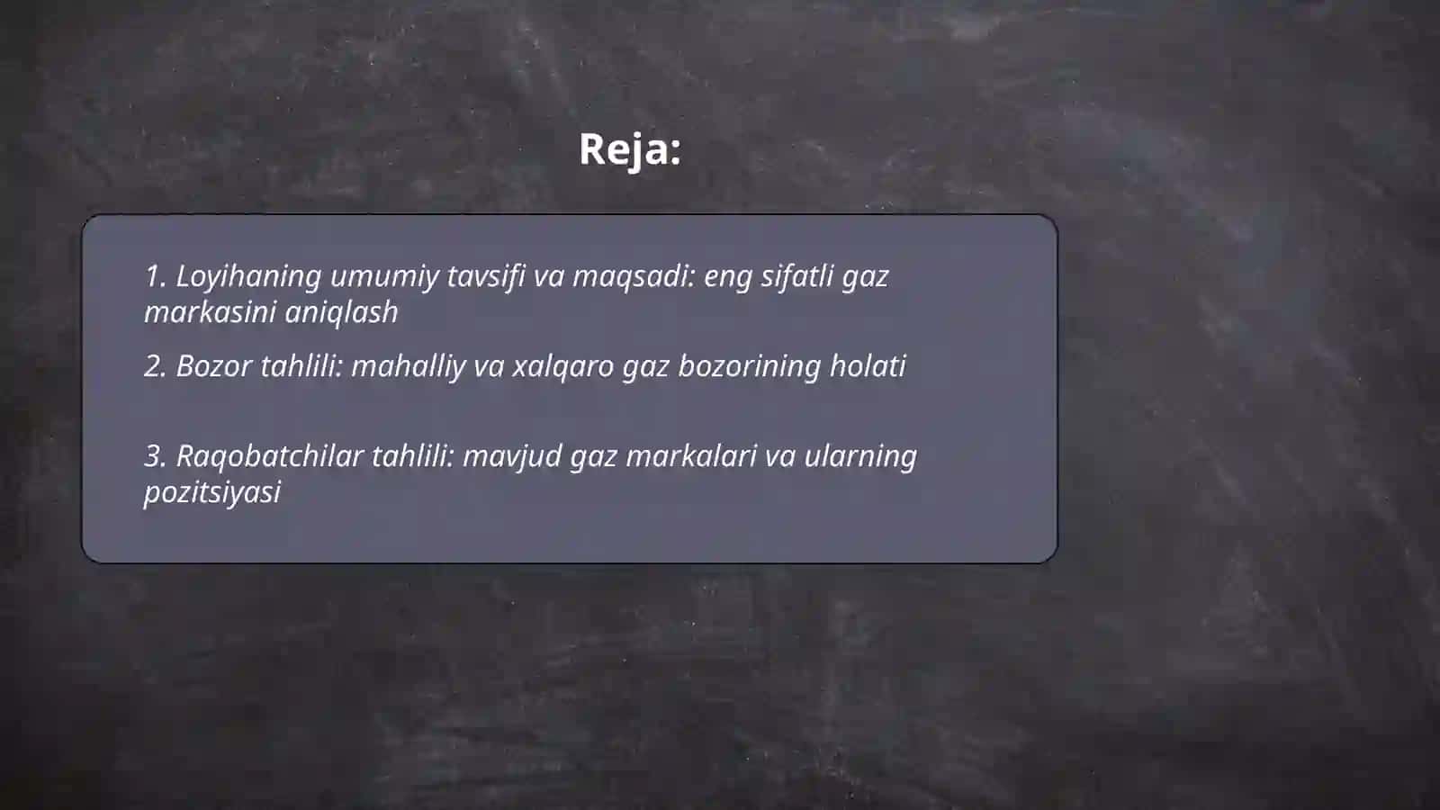 Eng sifatli gaz markasini aniqlash 2