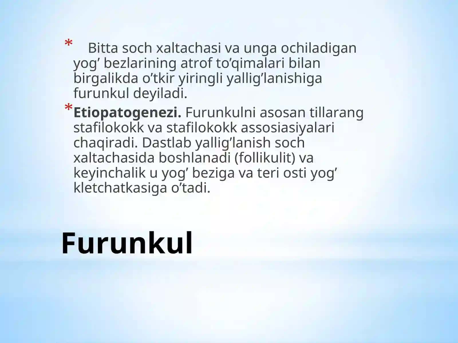 Bolalar yiringli yallig’lanish kasalliklari 2