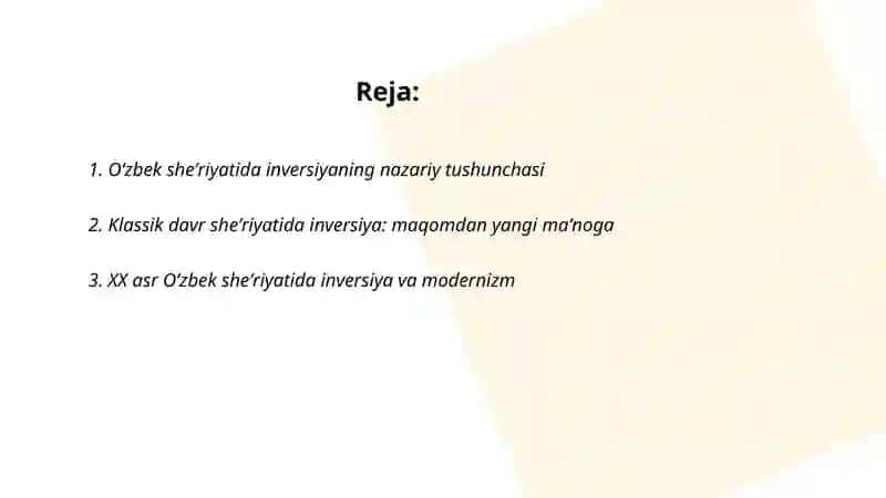 O‘zbek sheʼriyatida inversiya hodisasi 2