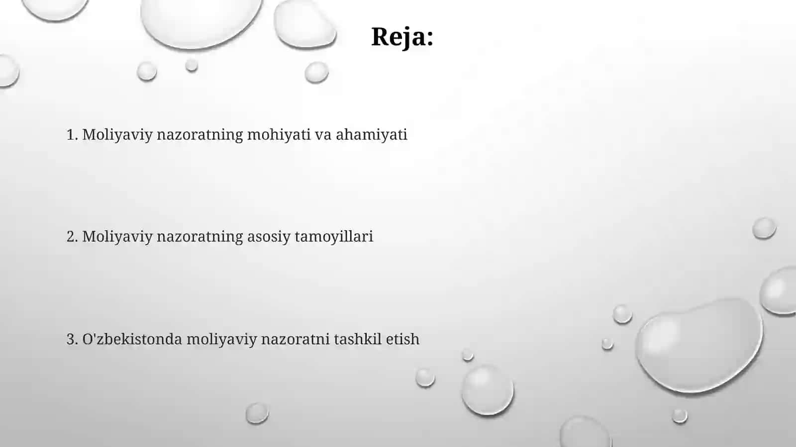 Moliyaviy nazoratning fundamental asoslari 2
