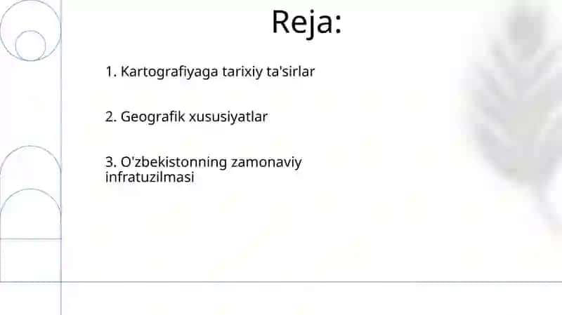O'zbekistonning xaritasini chizish 2