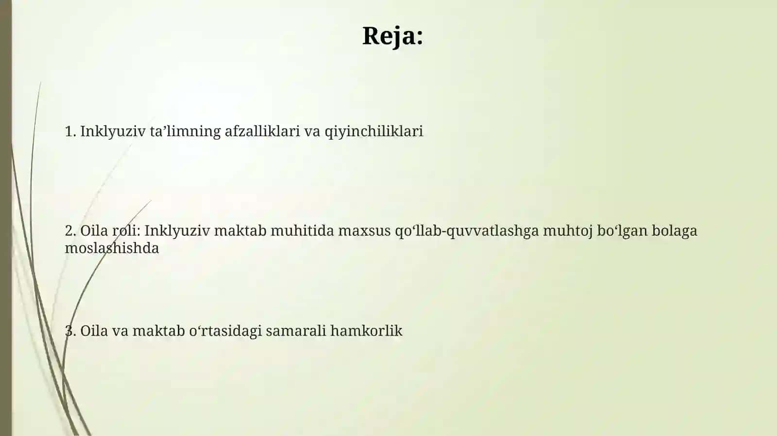 Inklyuziv Ta'lim va Oila Hamkorligi 2