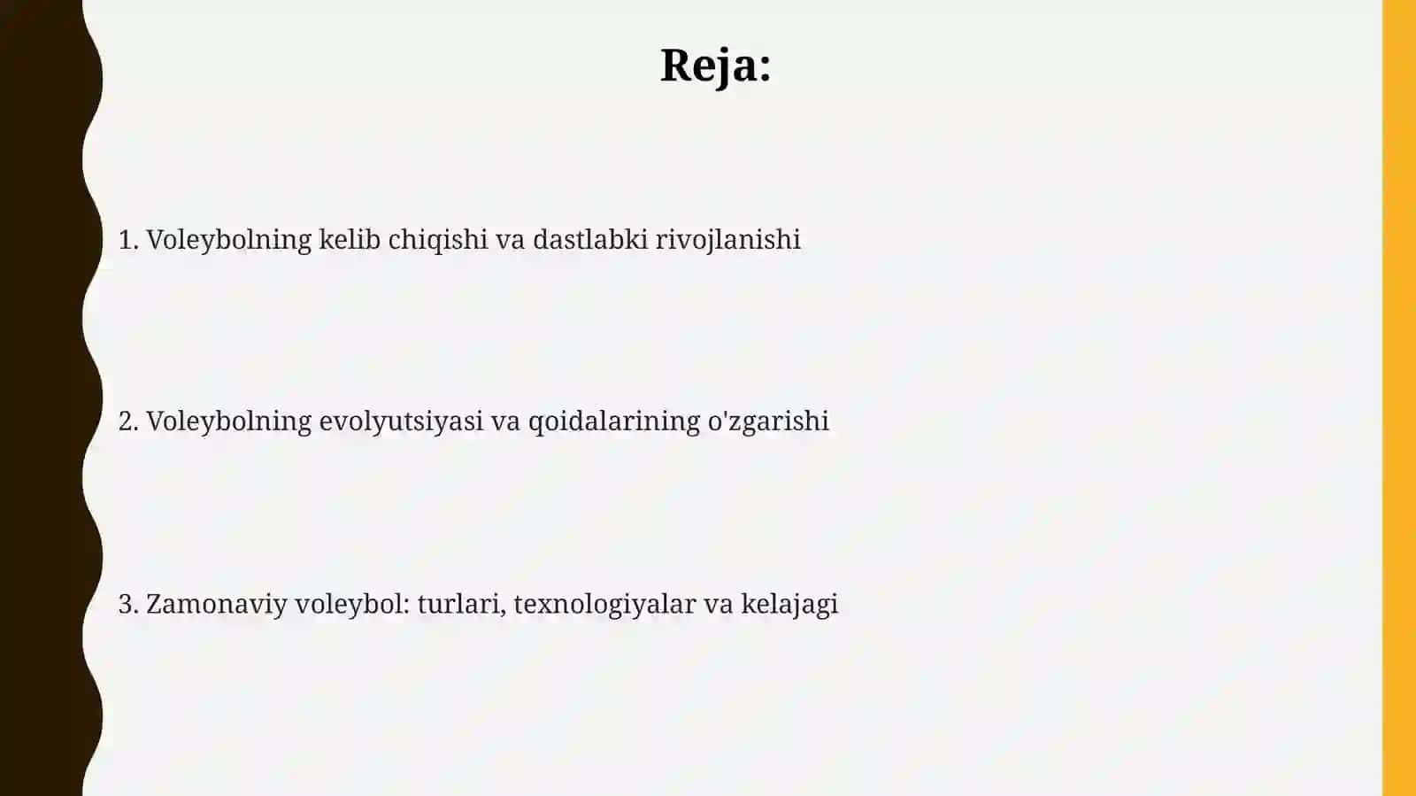 Voleybolo‘yinining kelibchiqishivarivojlanishi 2