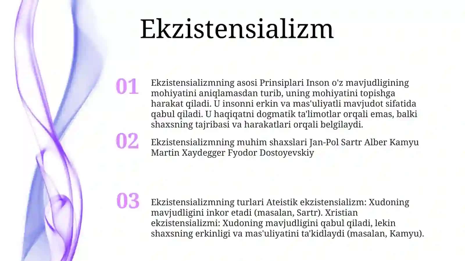 Xx Asr Falsafasining Asosiy OqimVaYo'Nalishlari 2
