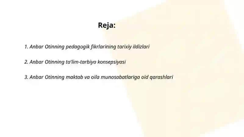 Anbar Otinning pedagogik fikrlari 2