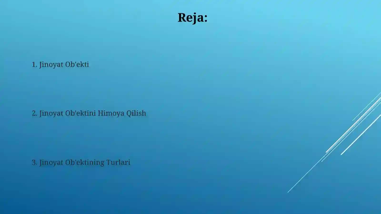 Jinoyat Ob'ekti 2