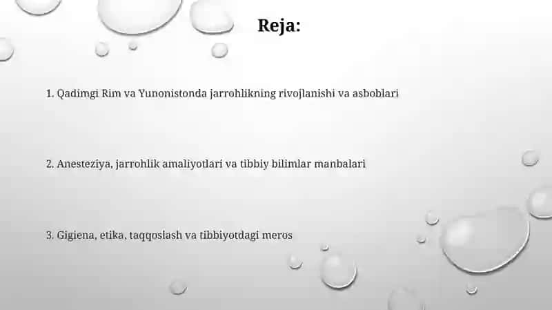 Qadimgi Rim va Gretsiya jarrohlik usullari 2