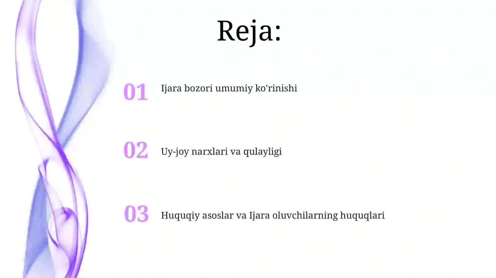 Ijara shartnomalari va qoidalari 2