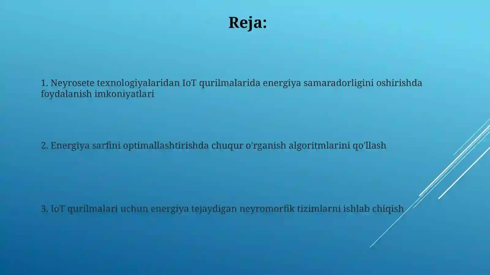 Neyrosete texnologiyalari 2