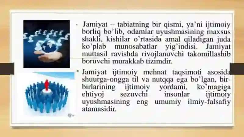 Jamiyatning Ijtimoiy-siyosiy Vama'navi Tizimi 2