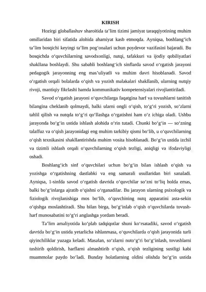 Savod O‘rgatish Davrida Bo‘g‘in Ustida Ishlash 2