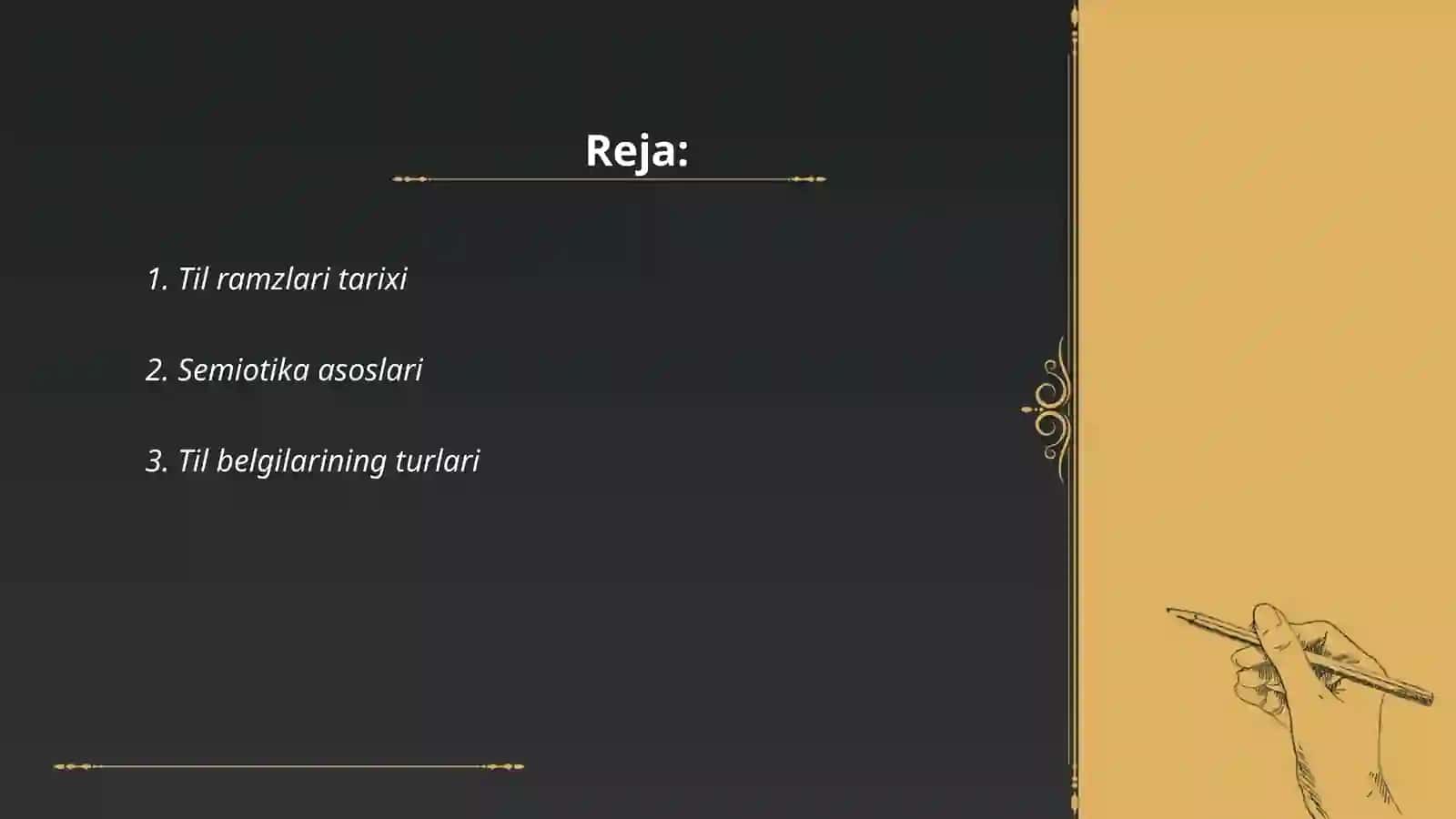 Til ramzlar tizimi 2