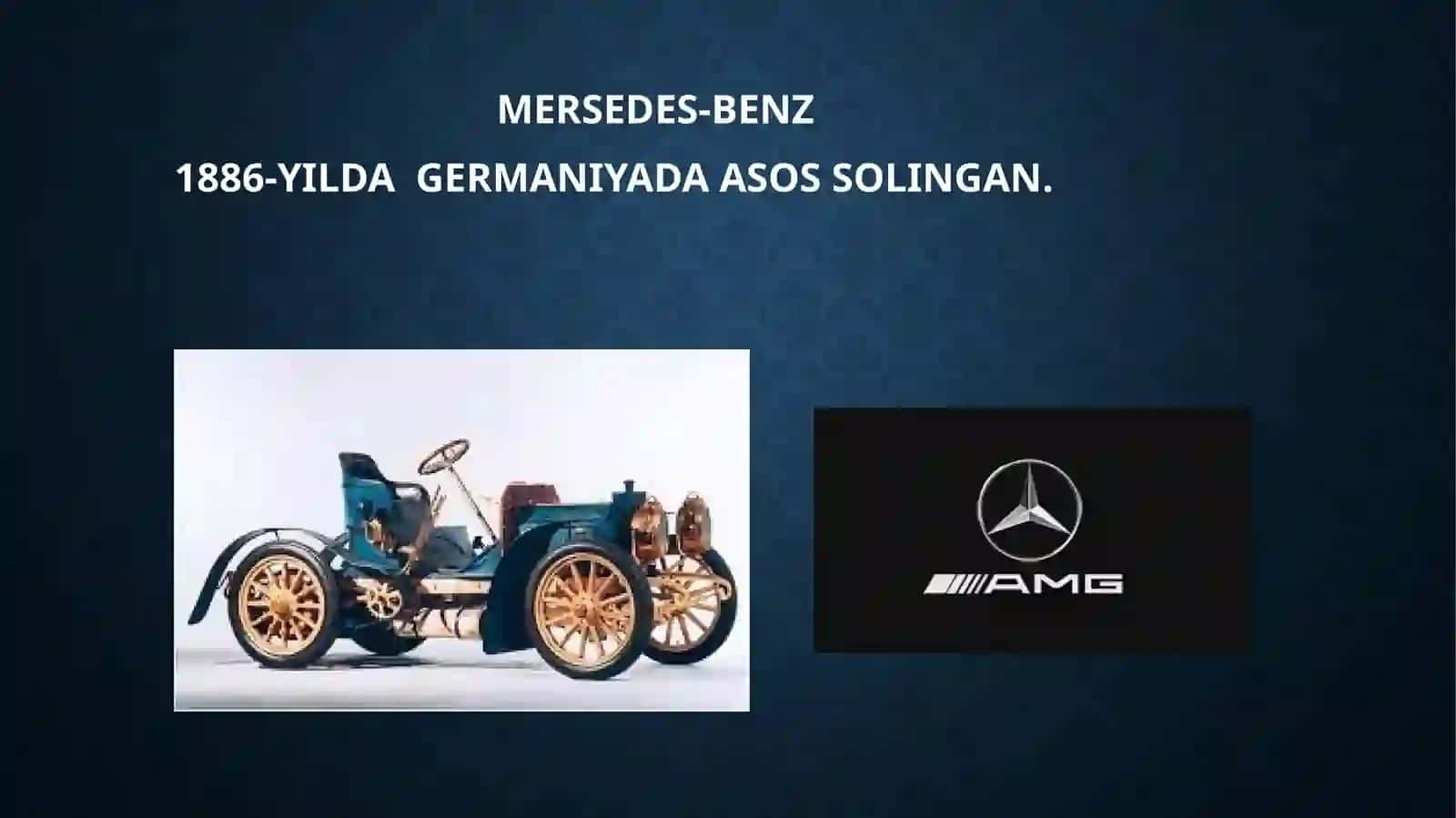 MERSEDES brendi tarixi 2