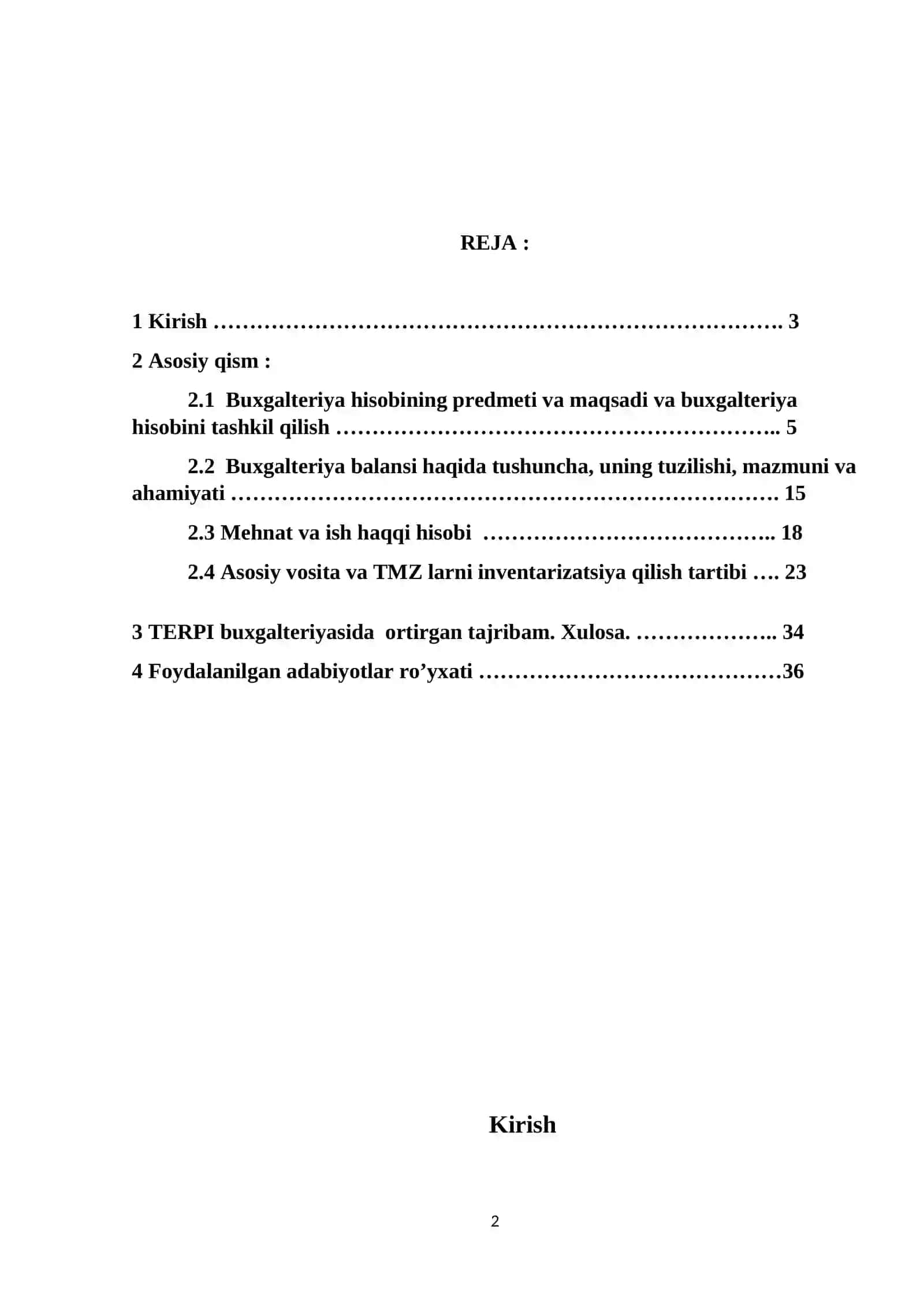 Buxgalteriya AMALIYOT HISOBOTI 2