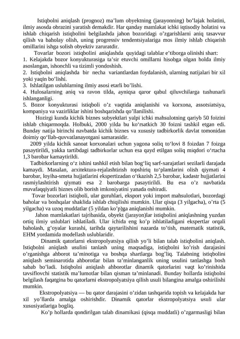 Tadbirkоrlik faоliyati imkоniyatlarini aniqlash va bahоlash 2