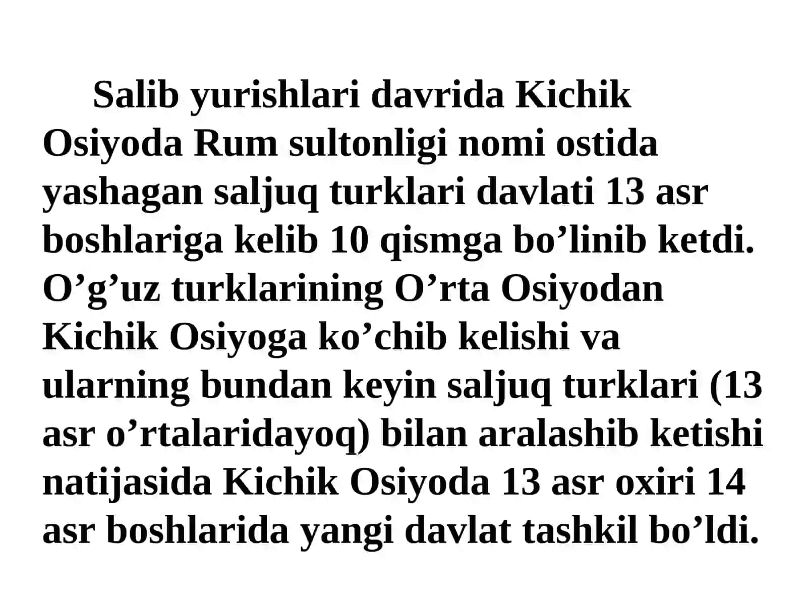 Usmoniylar davlati va uning harbiy yurishlari 2